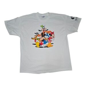 Vintage Mickey Mouse and Friends Shirt Walt Disney Records XL 90s Promo Tee